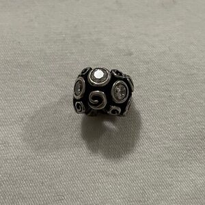 Pandora Moments Primrose Path Sterling Silver Clear CZ Charm